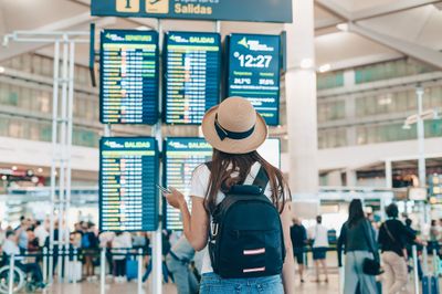 Person at airport to enter Australia